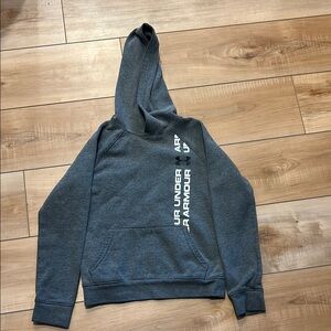 Under Armour Gray Pullover Hoodie with Hood
